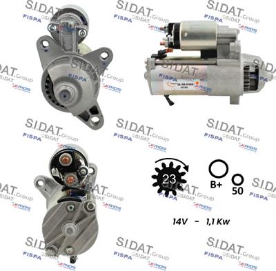 Sidat S12VS0192 - Starteris autodraugiem.lv