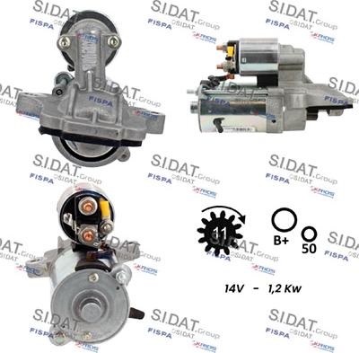 Sidat S12VS0803A2 - Starteris autodraugiem.lv