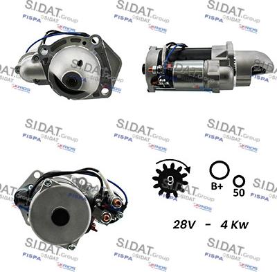 Sidat S24BH0061A2 - Starteris autodraugiem.lv