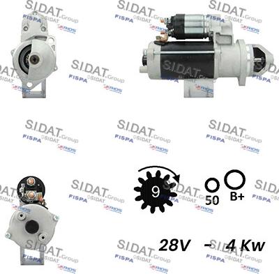 Sidat S24BH0015A2 - Starteris autodraugiem.lv