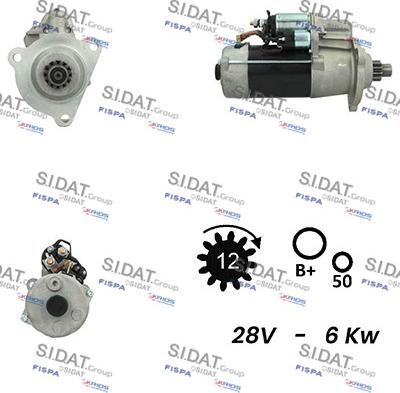 Sidat S24BH0124A2 - Starteris autodraugiem.lv