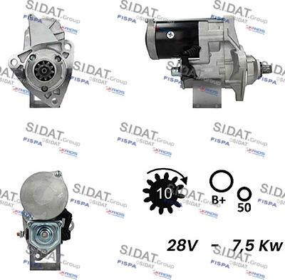 Sidat S24DE0156A2 - Starteris autodraugiem.lv