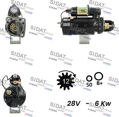 Sidat S24DR0090A2 - Starteris autodraugiem.lv