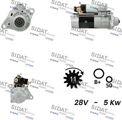 Sidat S24MH0013A2 - Starteris autodraugiem.lv