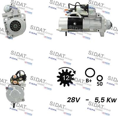 Sidat S24MH0021A2 - Starteris autodraugiem.lv