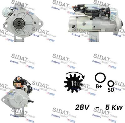 Sidat S24MH0131A2 - Starteris autodraugiem.lv