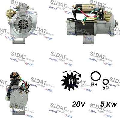 Sidat S24MH0138A2 - Starteris autodraugiem.lv