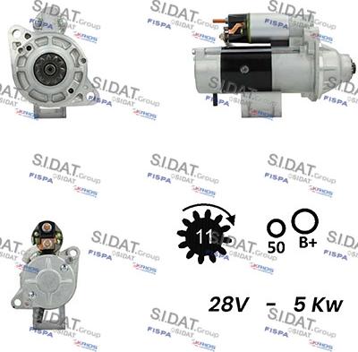 Sidat S24MH0137A2 - Starteris autodraugiem.lv