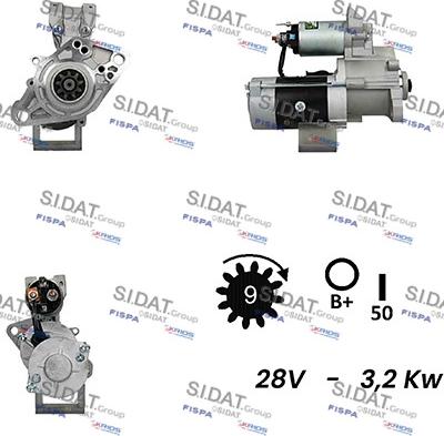 Sidat S24MH0127A2 - Starteris autodraugiem.lv