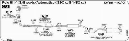 Sigam 90045 - Savienojošie elementi, Izplūdes gāzu sistēma autodraugiem.lv