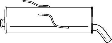 Sigam 45603 - Izplūdes gāzu trokšņa slāpētājs (pēdējais) autodraugiem.lv