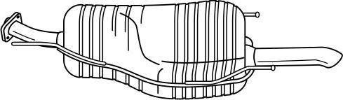 Sigam 40693 - Izplūdes gāzu trokšņa slāpētājs (pēdējais) autodraugiem.lv