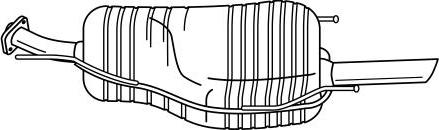 Sigam 40643 - Izplūdes gāzu trokšņa slāpētājs (pēdējais) autodraugiem.lv