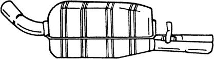 Sigam 40663 - Izplūdes gāzu trokšņa slāpētājs (pēdējais) autodraugiem.lv