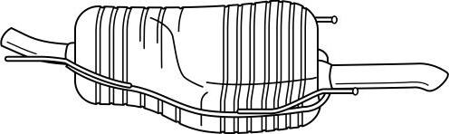 Sigam 41661 - Izplūdes gāzu trokšņa slāpētājs (pēdējais) autodraugiem.lv