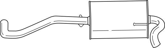 Sigam 60699 - Izplūdes gāzu trokšņa slāpētājs (pēdējais) autodraugiem.lv