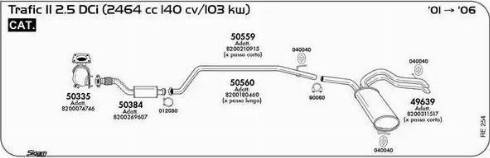 Sigam 012030 - Savienojošie elementi, Izplūdes gāzu sistēma autodraugiem.lv