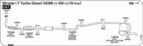 Sigam 018004 - Blīve, Izplūdes caurule autodraugiem.lv