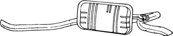 Sigam 13643 - Izplūdes gāzu trokšņa slāpētājs (pēdējais) autodraugiem.lv