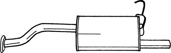 Sigam 23609 - Izplūdes gāzu trokšņa slāpētājs (pēdējais) autodraugiem.lv