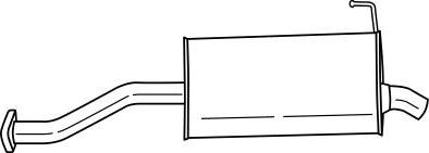 Sigam 23622 - Izplūdes gāzu trokšņa slāpētājs (pēdējais) autodraugiem.lv