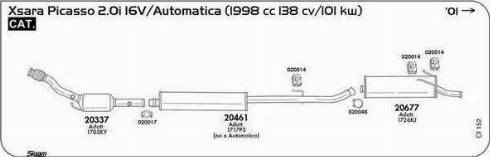 Sigam 020046 - Savienojošie elementi, Izplūdes gāzu sistēma autodraugiem.lv