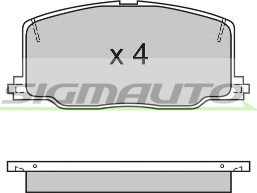 Magneti Marelli 363700200042 - Bremžu uzliku kompl., Disku bremzes autodraugiem.lv