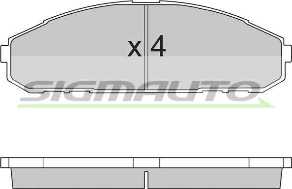 Japanparts PA-163MK - Bremžu uzliku kompl., Disku bremzes autodraugiem.lv