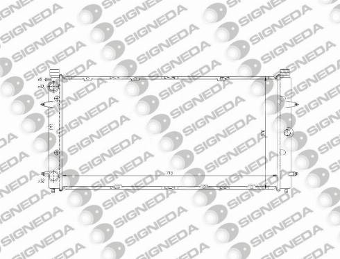 Signeda RA65242A - Radiators, Motora dzesēšanas sistēma autodraugiem.lv