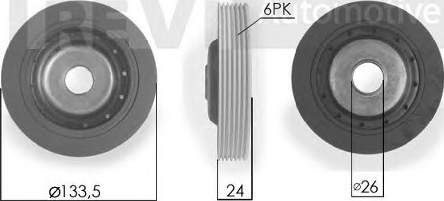 S&K SK627105 - Piedziņas skriemelis, Kloķvārpsta autodraugiem.lv