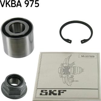 SKF VKBA 975 - Riteņa rumbas gultņa komplekts autodraugiem.lv
