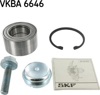 SKF VKBA 6646 - Riteņa rumbas gultņa komplekts autodraugiem.lv