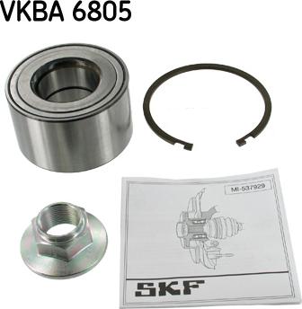 SKF VKBA 6805 - Riteņa rumbas gultņa komplekts autodraugiem.lv
