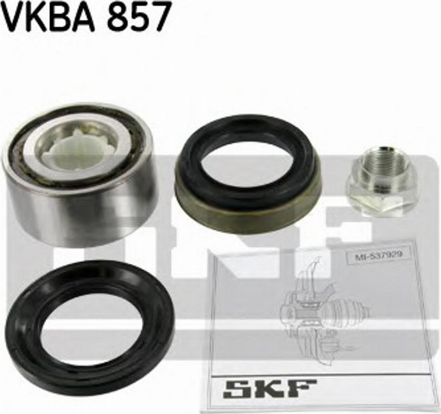 SKF VKBA 857 - Riteņa rumbas gultņa komplekts autodraugiem.lv