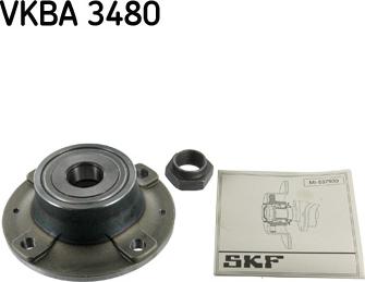 SKF VKBA 3480 - Riteņa rumbas gultņa komplekts autodraugiem.lv