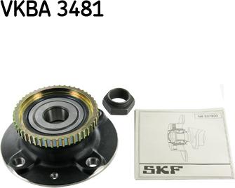 SKF VKBA 3481 - Riteņa rumbas gultņa komplekts autodraugiem.lv