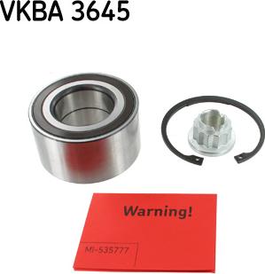 SKF VKBA 3645 - Riteņa rumbas gultņa komplekts autodraugiem.lv