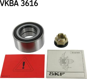 SKF VKBA 3616 - Riteņa rumbas gultņa komplekts autodraugiem.lv
