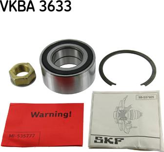 SKF VKBA 3633 - Riteņa rumbas gultņa komplekts autodraugiem.lv
