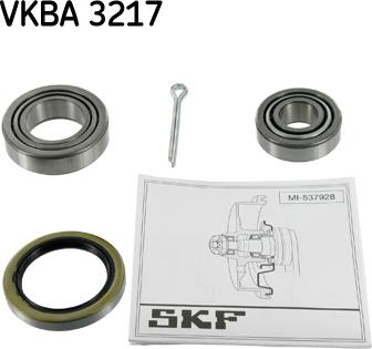 SKF VKBA 3217 - Riteņa rumbas gultņa komplekts autodraugiem.lv