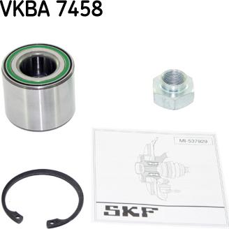 SKF VKBA 7458 - Riteņa rumbas gultņa komplekts autodraugiem.lv