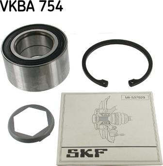 SKF VKBA 754 - Riteņa rumbas gultņa komplekts autodraugiem.lv
