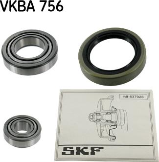 SKF VKBA 756 - Riteņa rumbas gultņa komplekts autodraugiem.lv