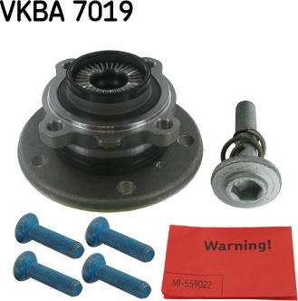 SKF VKBA 7019 - Riteņa rumbas gultņa komplekts autodraugiem.lv