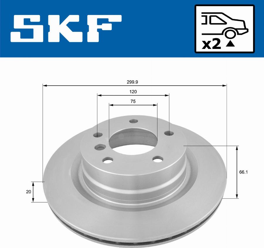 SKF VKBD 90031 V2 - Bremžu diski autodraugiem.lv