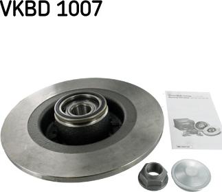 SKF VKBD 1007 - Bremžu diski autodraugiem.lv