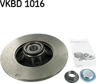 SKF VKBD 1016 - Bremžu diski autodraugiem.lv