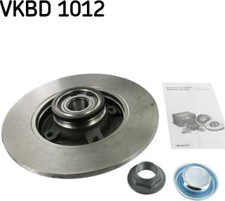SKF VKBD 1012 - Bremžu diski autodraugiem.lv