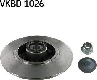 SKF VKBD 1026 - Bremžu diski autodraugiem.lv