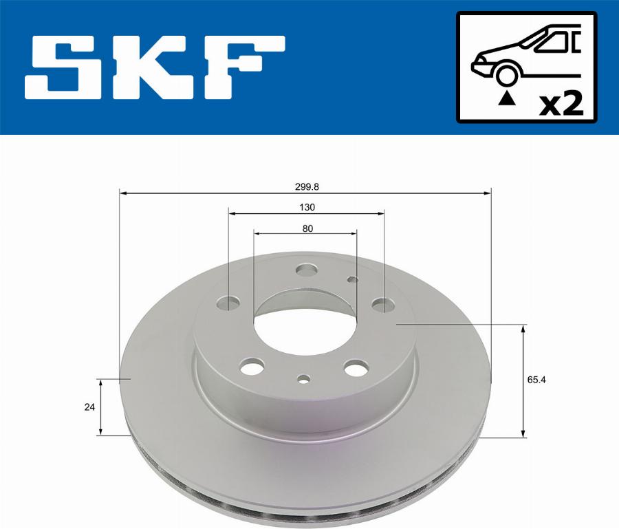 SKF VKBD 80177 V2 - Bremžu diski autodraugiem.lv